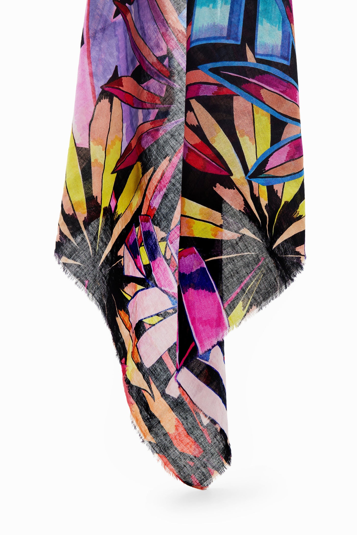 FOULARD CARRÉ TROPICAL