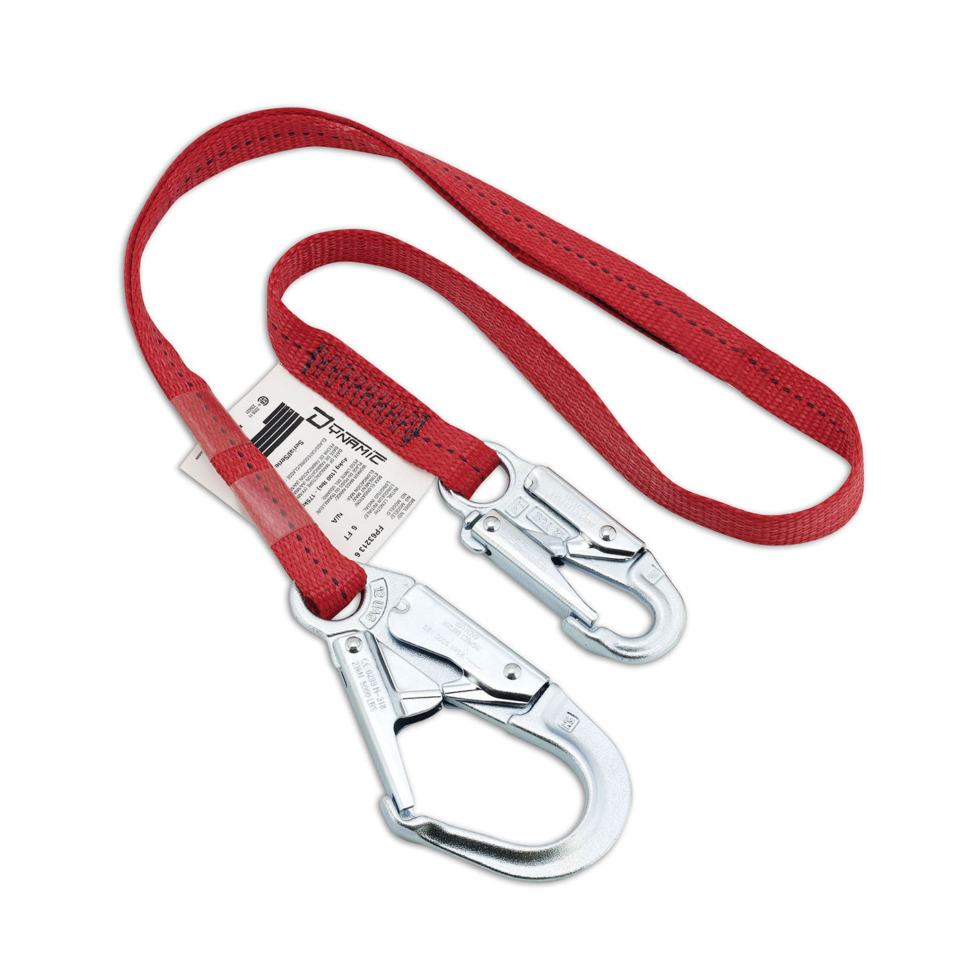 LONGES FIXE SIMPLE EN SANGLE DE POLYESTER AVEC MOUSQUETON - 1PO
