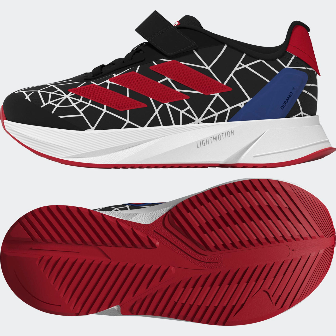 DURAMO SPIDER-MAN EL K CBLACK/BETSCA/FTWWHT