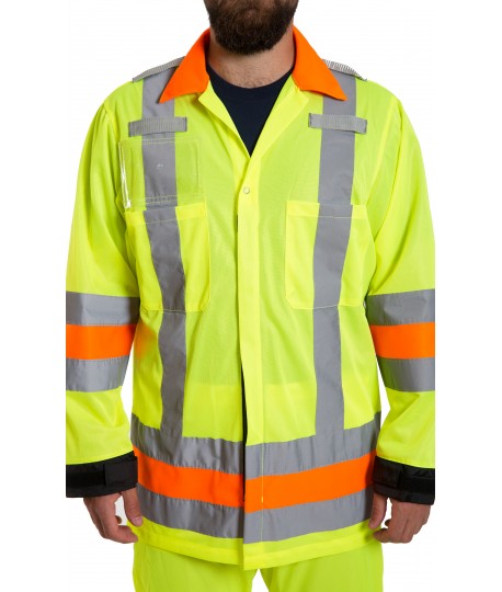 VESTE MTQ HAUTE VISIBILITÉ SIGNALEUR